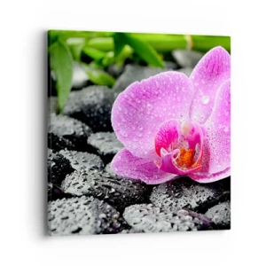 Lærredstryk - Billede på lærred - Som et åbent hjerte - 40x40 cm