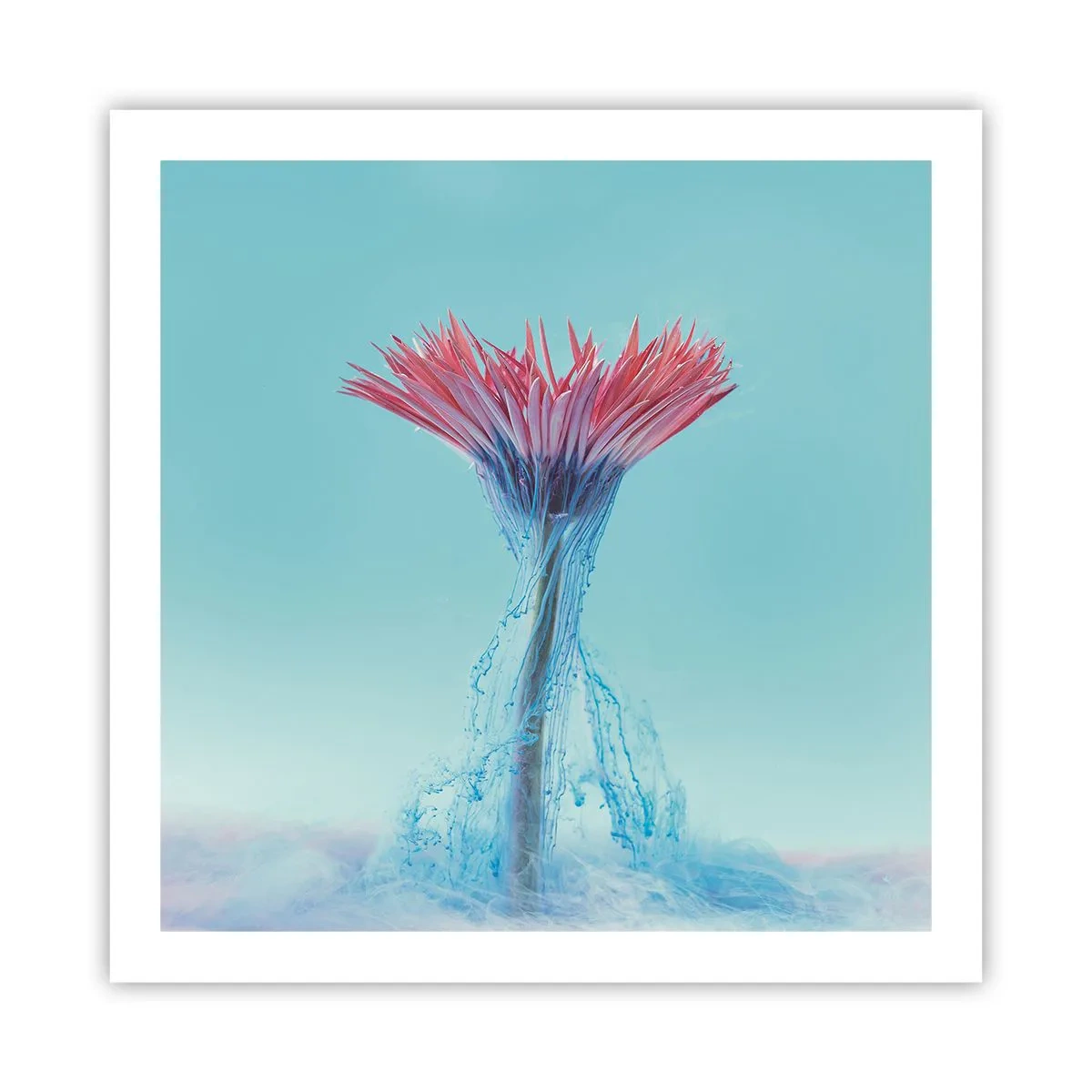 Plakat - I en nærende omfavnelse - 60x60 cm