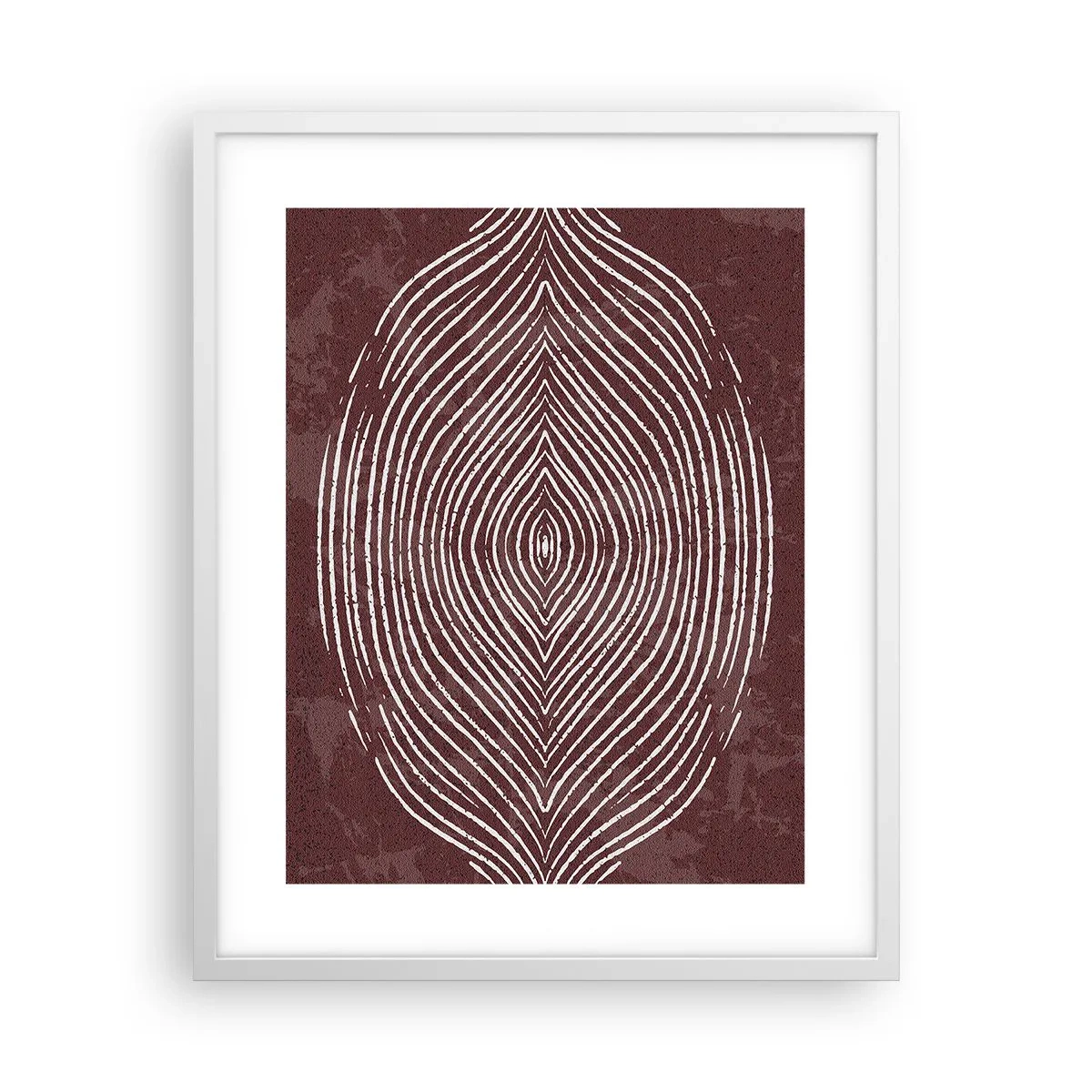 Plakat i hvid ramme - Rummet taler - 40x50 cm