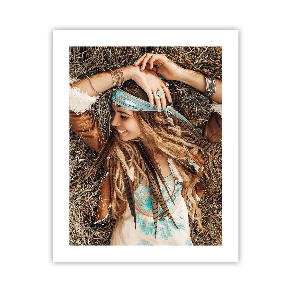 Plakat - På vej til kærlighedens sommer - 40x50 cm