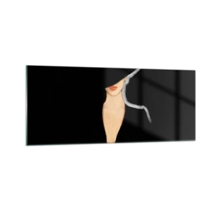 Billede på glas - Elegance og stil - 100x40 cm