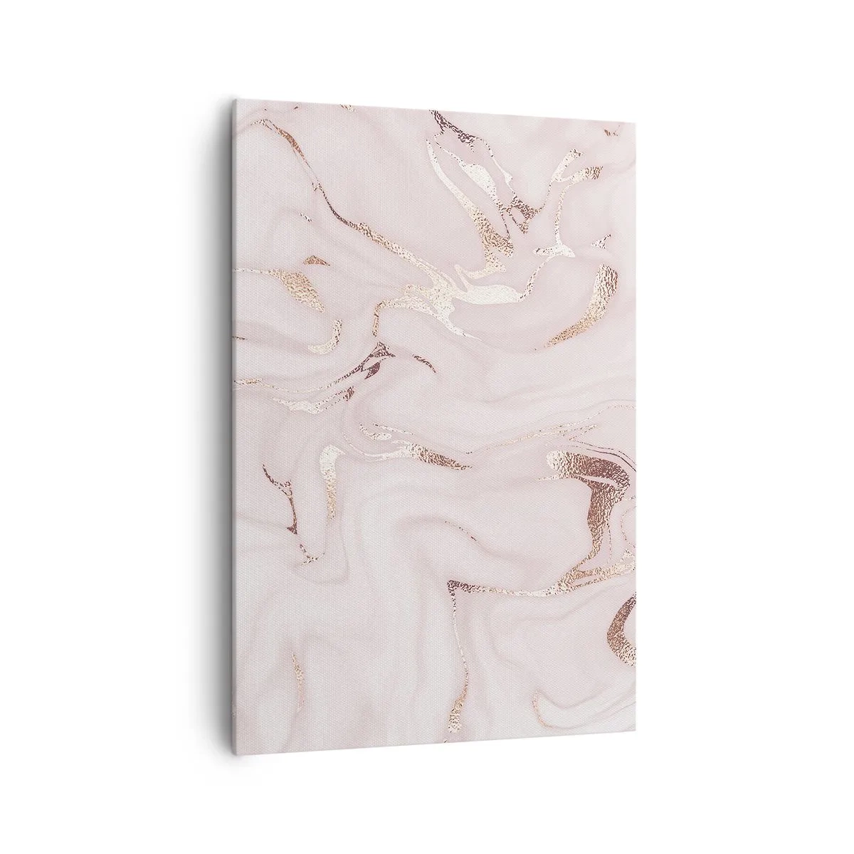 Lærredstryk - Billede på lærred - I et lyserødt tørklæde - 70x100 cm