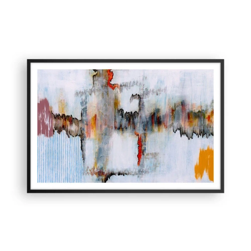 Plakat i sort ramme - En pind på vandet - 91x61 cm