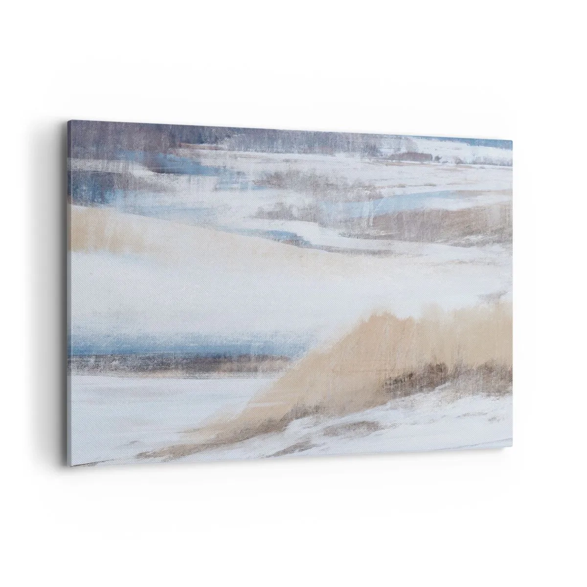 Lærredstryk - Billede på lærred - Vinterkomposition - 100x70 cm