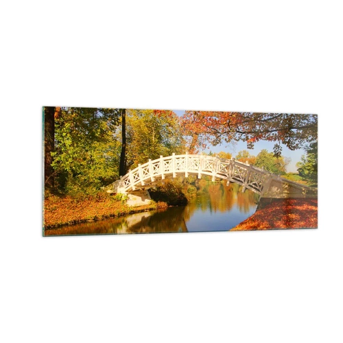 Billede på glas - På den hvide bro af suk - 100x40 cm