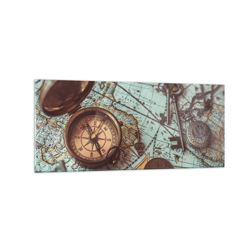 Billede på glas - For eventyreren - 120x50 cm