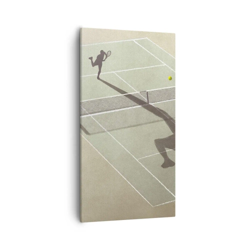 Lærredstryk - Billede på lærred - Overvind dig selv - 55x100 cm