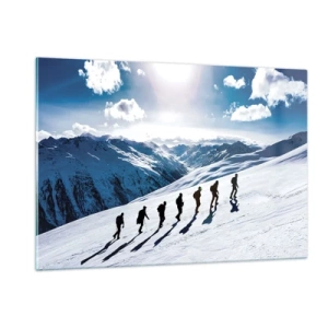 Billede på glas - Det vindende hold - 120x80 cm