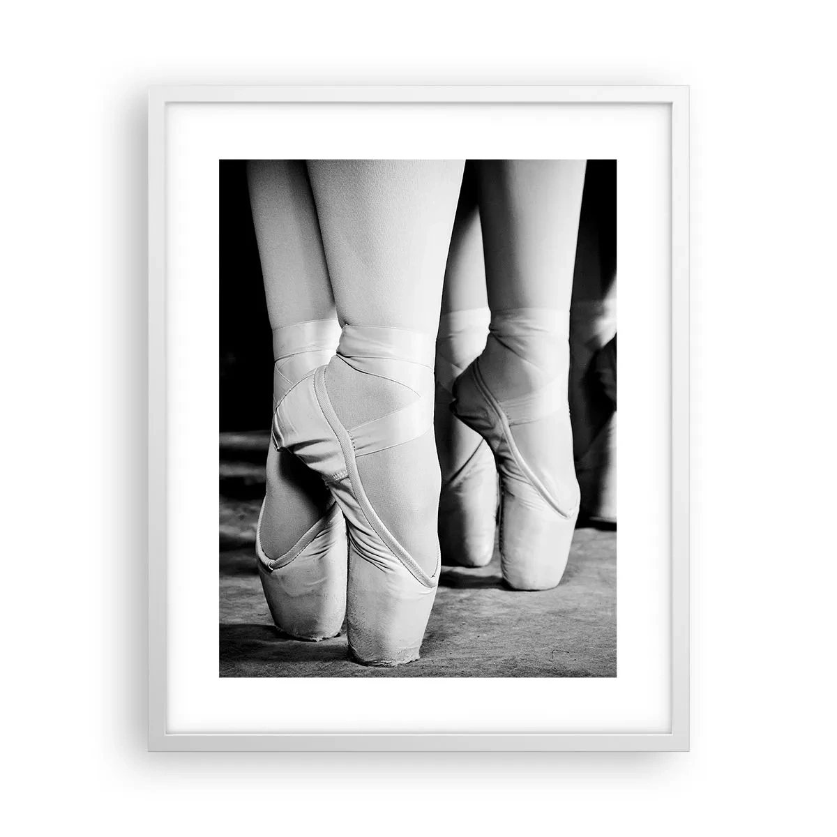 Plakat i hvid ramme - Sammen, let - 40x50 cm