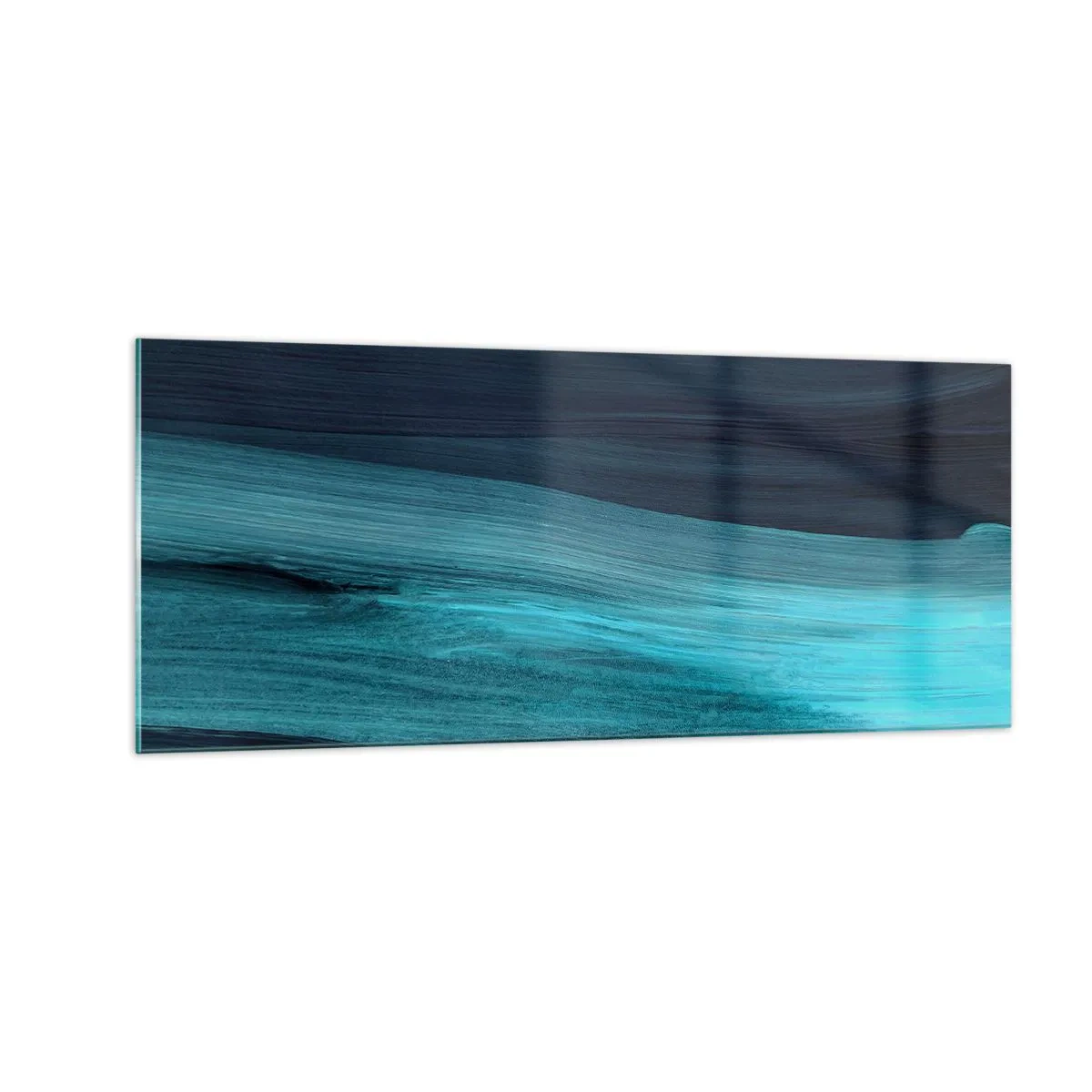 Billede på glas - Svøm med strømmen - 100x40 cm