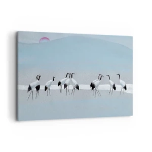 Lærredstryk - Billede på lærred - Efter en varm dag - 120x80 cm