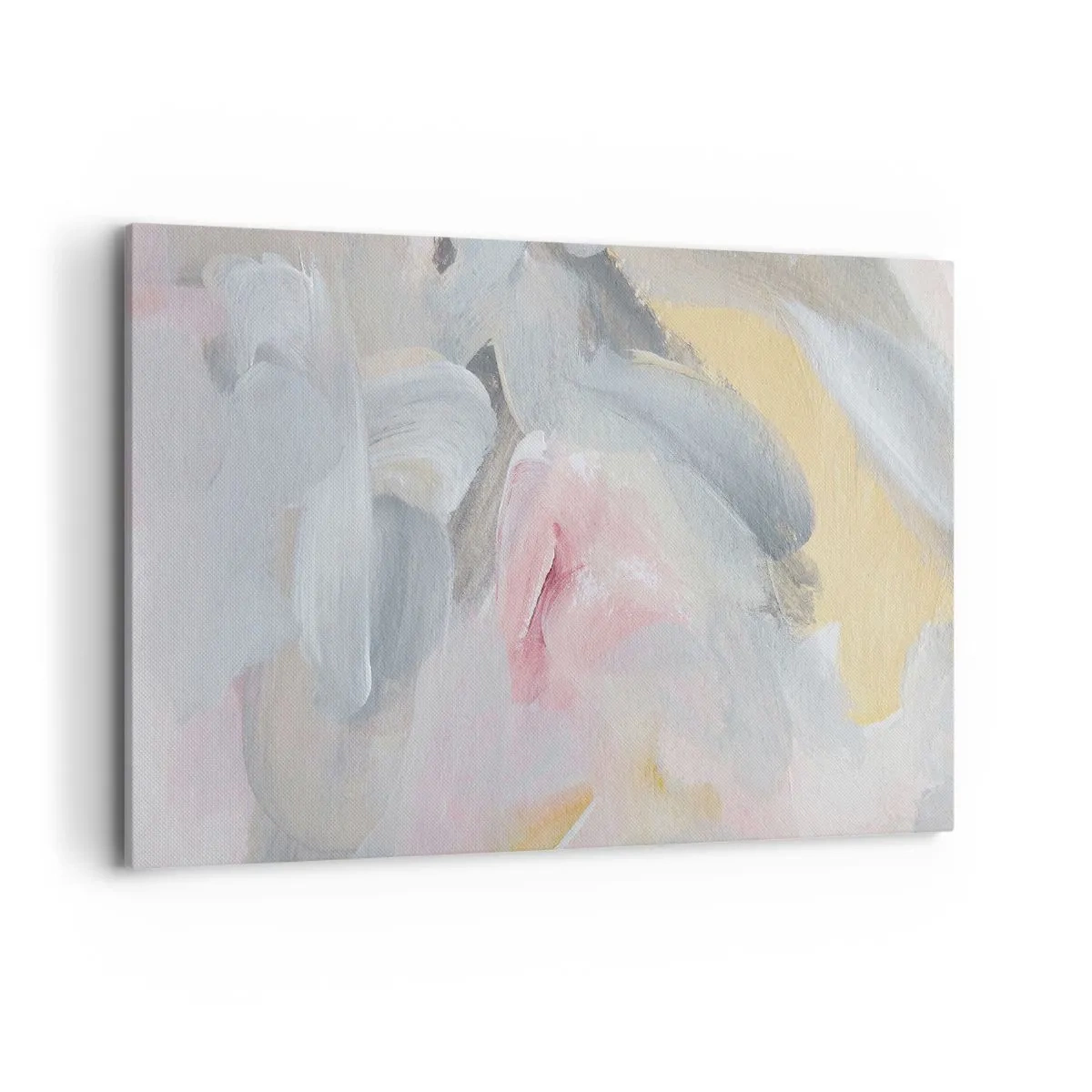 Lærredstryk - Billede på lærred - I en pastelfarvet verden - 120x80 cm