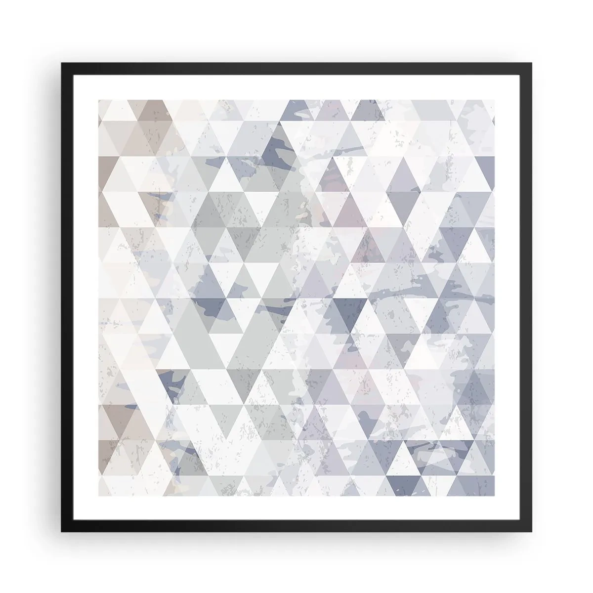 Plakat i sort ramme - I takt på tre - 60x60 cm