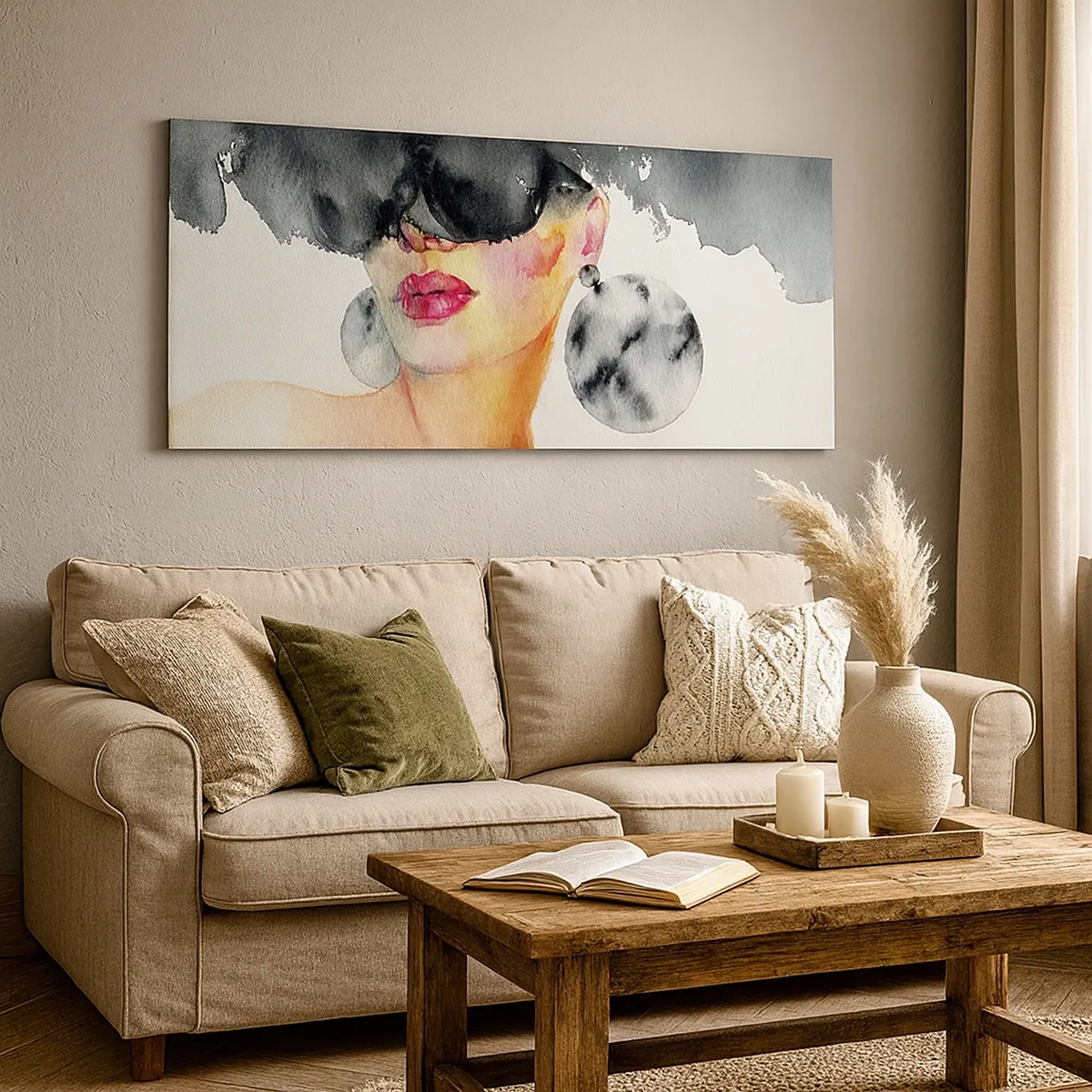 Lærredstryk - Billede på lærred - Hemmeligheden bag elegance - 30x30 cm