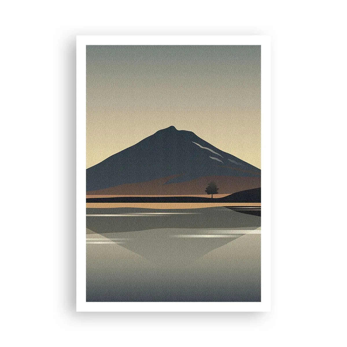 Plakat - Spejlrefleksion - 70x100 cm