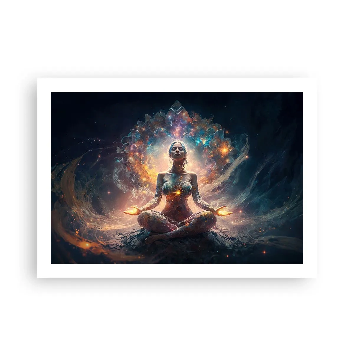 Plakat - Flow af god energi - 70x50 cm