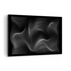 Lærredstryk - Billede på lærred - Lysets dans i rummet - 120x80 cm