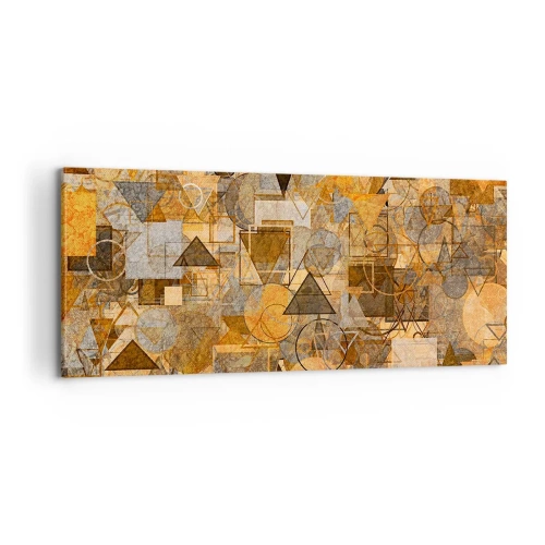 Lærredstryk - Billede på lærred - Verden i form - 100x40 cm