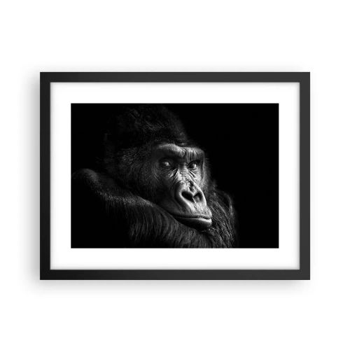 Plakat i sort ramme - Og hvad kigger du på? - 40x30 cm