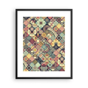 Plakat i sort ramme - Marokkansk stemning - 40x50 cm