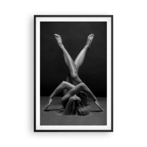 Plakat i sort ramme - Nøgenhedens geometri - 61x91 cm