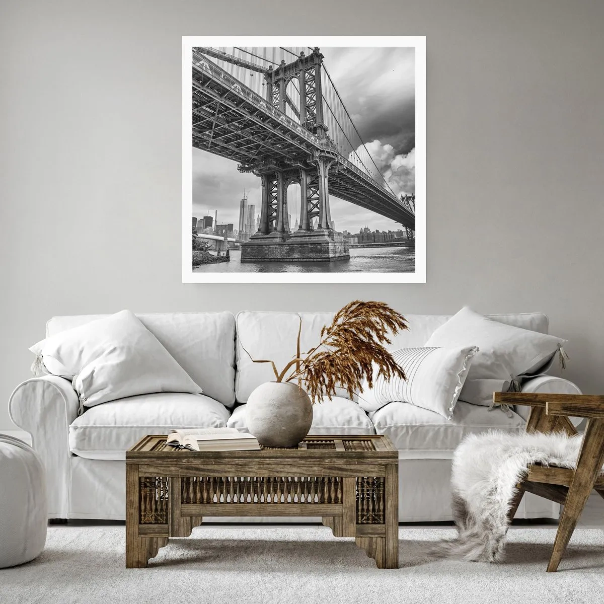 Plakat - Til byens hjerte - 60x60 cm