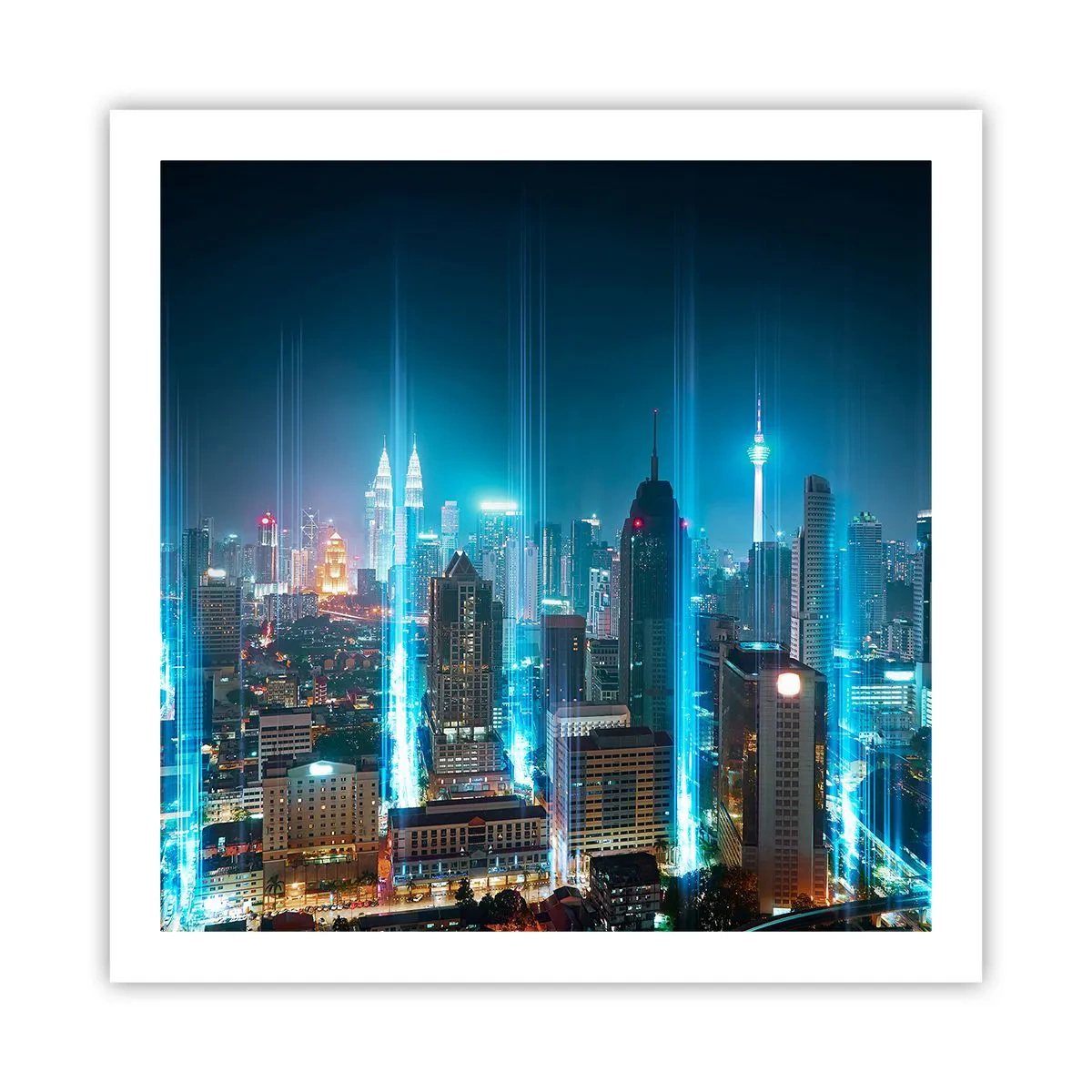 Plakat - Berlin til himlen - 60x60 cm