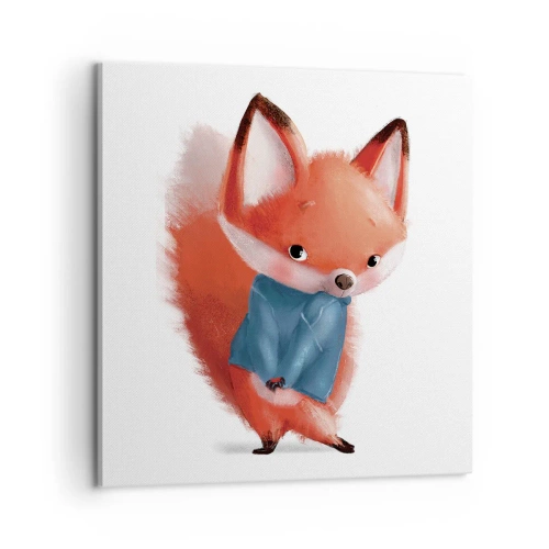 Lærredstryk - Billede på lærred - Ser jeg smuk ud i den her? - 60x60 cm