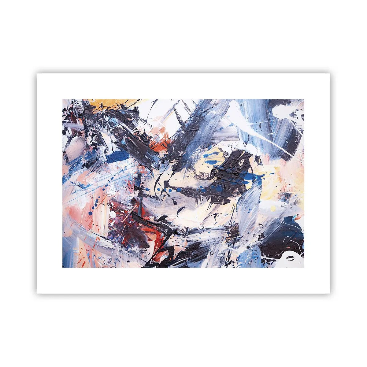 Plakat - Abstraktionens vanvittige dans - 40x30 cm