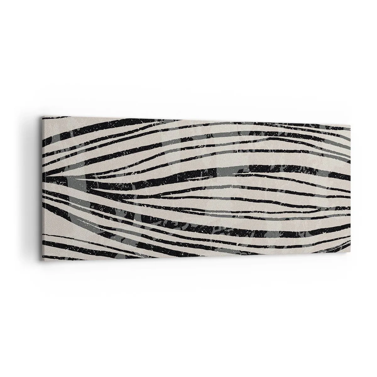 Lærredstryk - Billede på lærred - Et spild af linjer - 120x50 cm