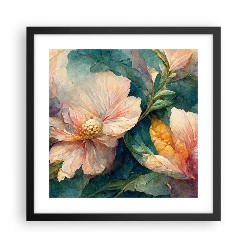 Plakat i sort ramme - Subtiliteten selv - 40x40 cm