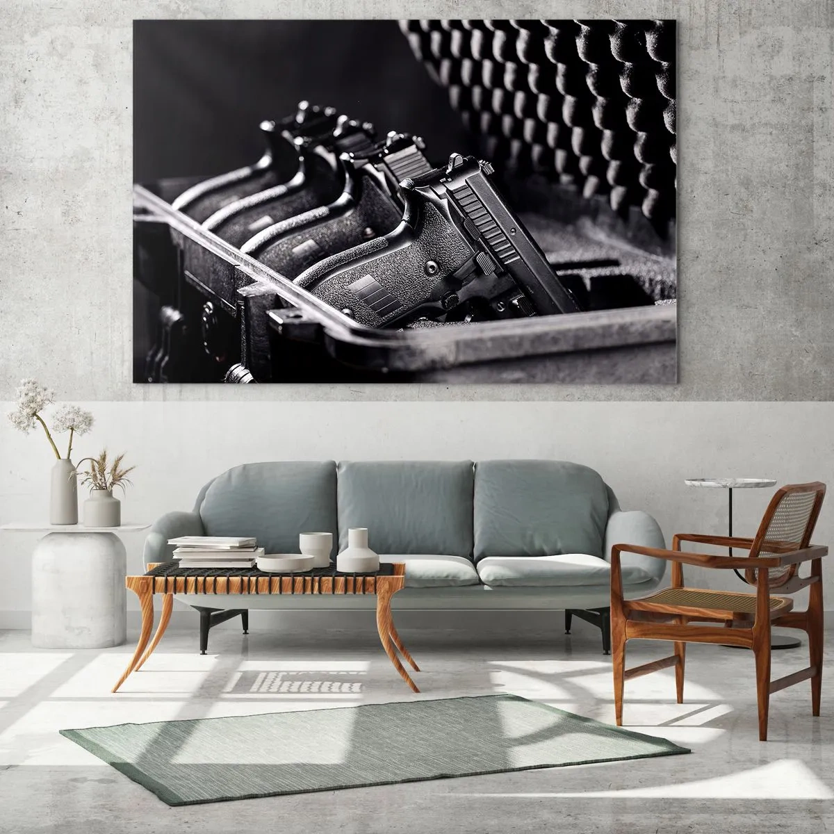 Billede på glas - Sport for mænd - 120x80 cm