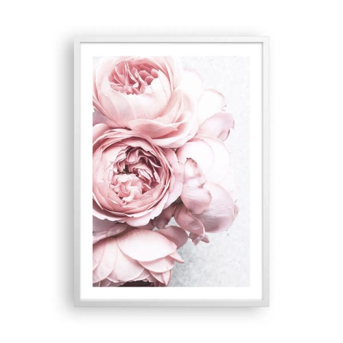 Plakat i hvid ramme - For de romantiske - 50x70 cm