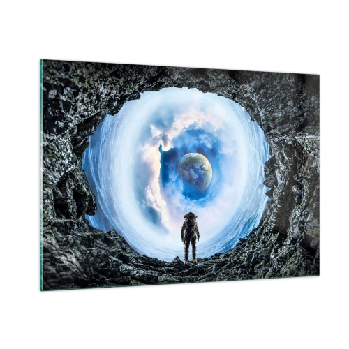 Billede på glas - Ikke langt hjemmefra - 100x70 cm