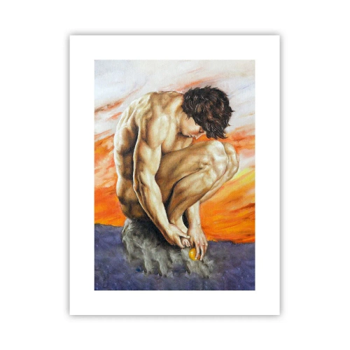 Plakat - Sænket i sig selv - 30x40 cm