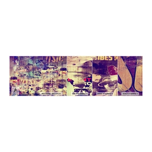 Prøve Fototapet Selvklæbende Deluxe Sticker - Og det er alt, hvad der vil være tilbage - Graffiti, Vægmaleri, Grafik - 100x30 cm