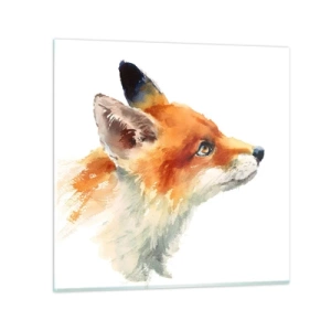 Billede på glas - Man kan aldrig være for forsigtig - 60x60 cm