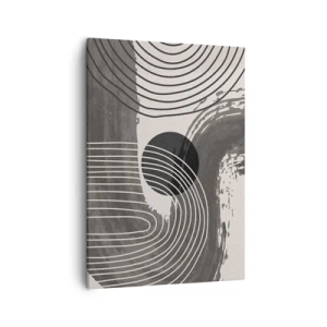 Lærredstryk - Billede på lærred - Oval vinder - 50x70 cm