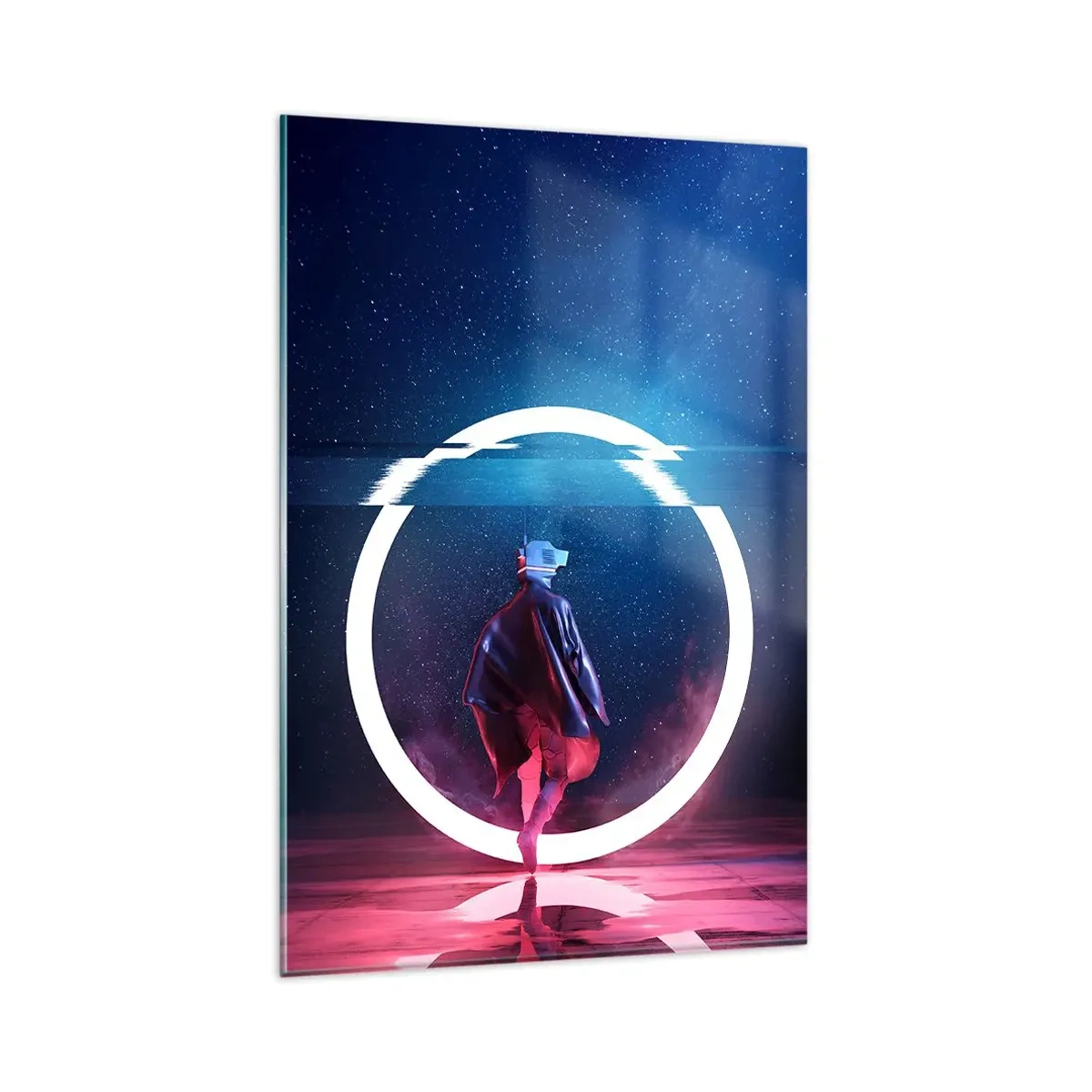 Billede på glas - Mellem verdener - 80x120 cm