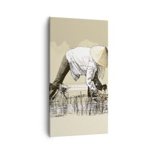 Lærredstryk - Billede på lærred - God høst - 55x100 cm