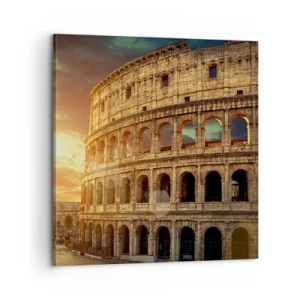 Lærredstryk - Billede på lærred - Kolossalt indtryk - 60x60 cm