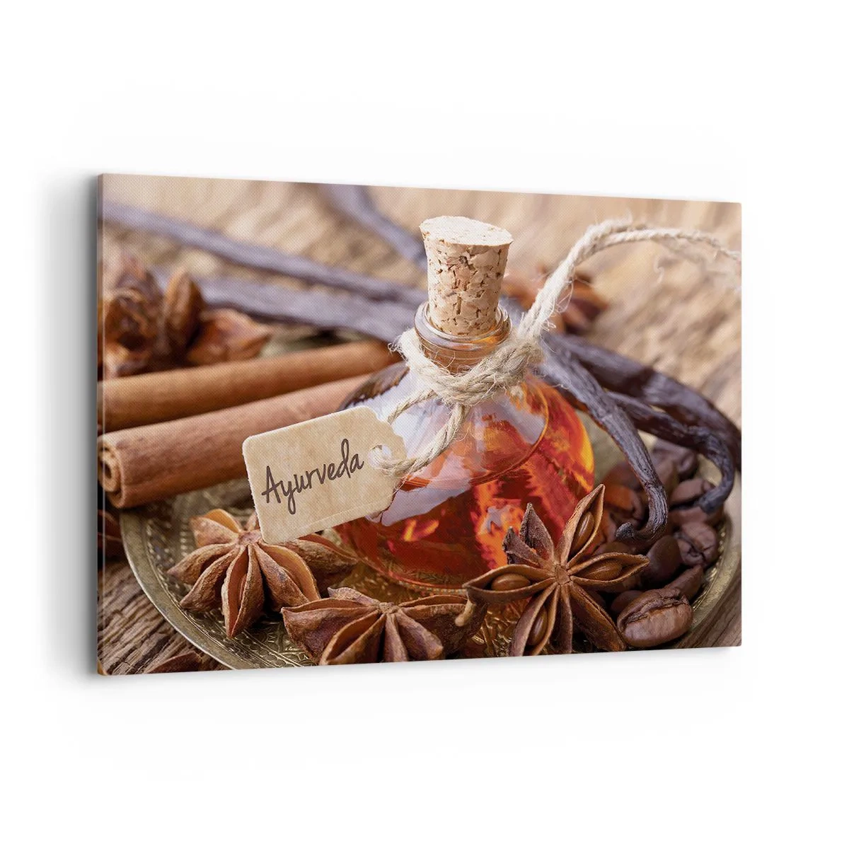 Lærredstryk - Billede på lærred - På vej mod enhed af krop og ånd - 100x70 cm