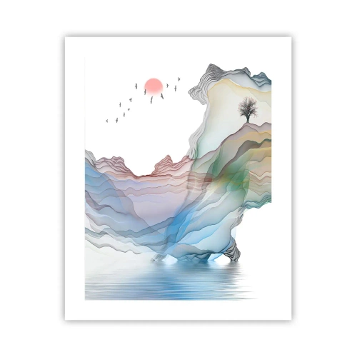 Plakat - Mod krystalbjergene - 40x50 cm