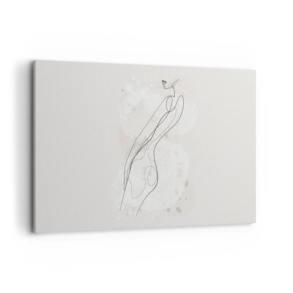 Lærredstryk - Billede på lærred - At forvilde sig med blikket - 120x80 cm