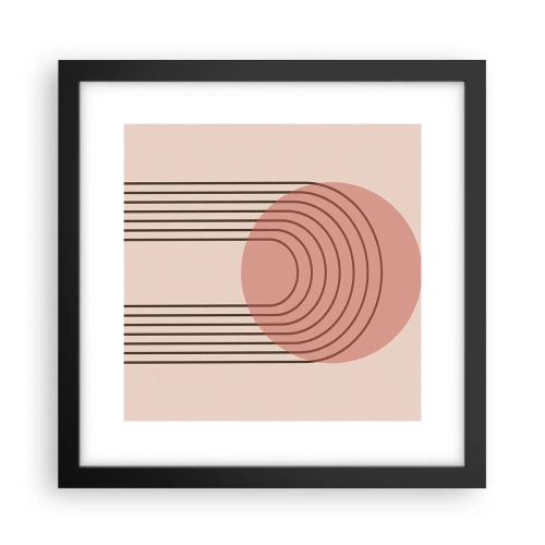 Plakat i sort ramme - Uimodståelig tiltrækningskraft - 30x30 cm