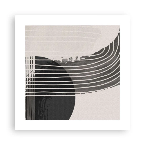 Plakat - Derhen og tilbage - 40x40 cm