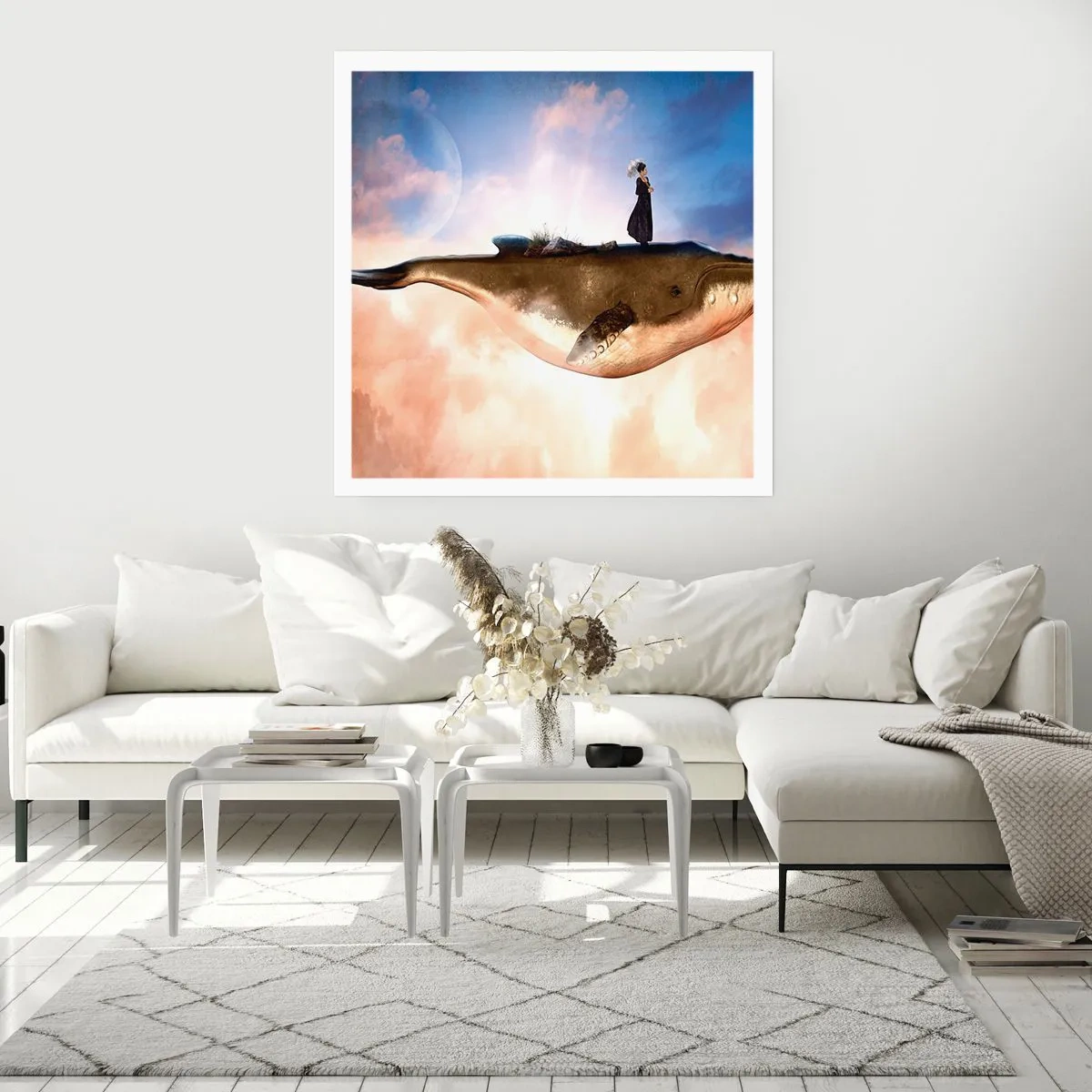 Plakat - En surrealistisk rejse - 40x40 cm