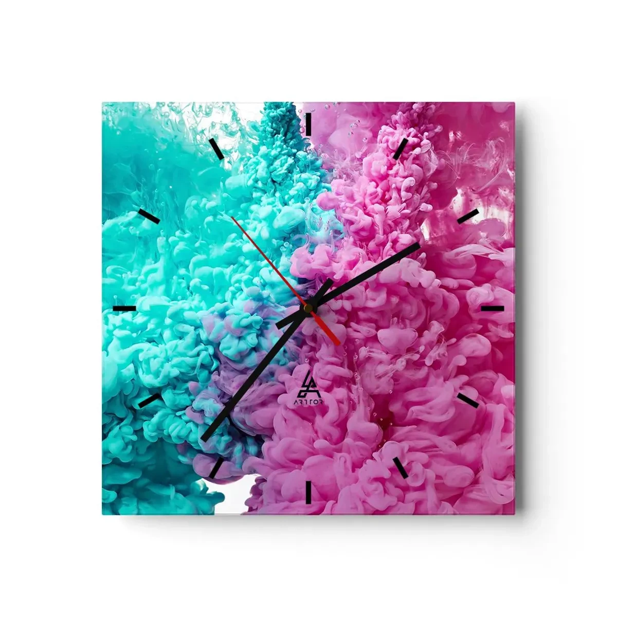 Vægur, Uret - Et afgørende sammenstød - 30x30 cm