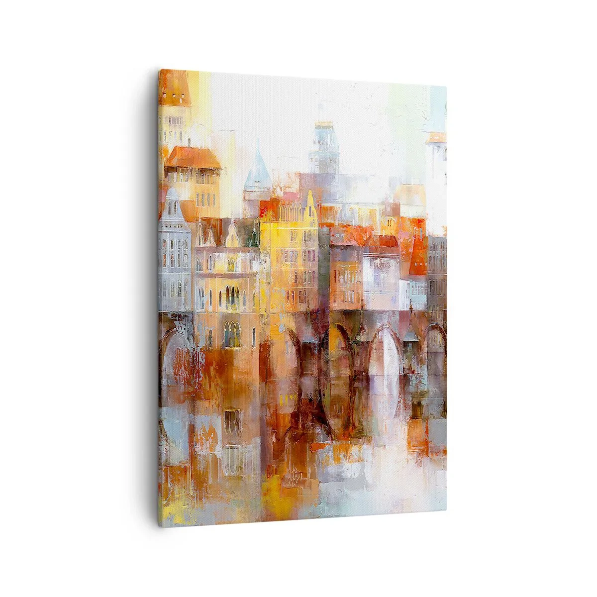 Lærredstryk - Billede på lærred - Under broen også smuk - 50x70 cm