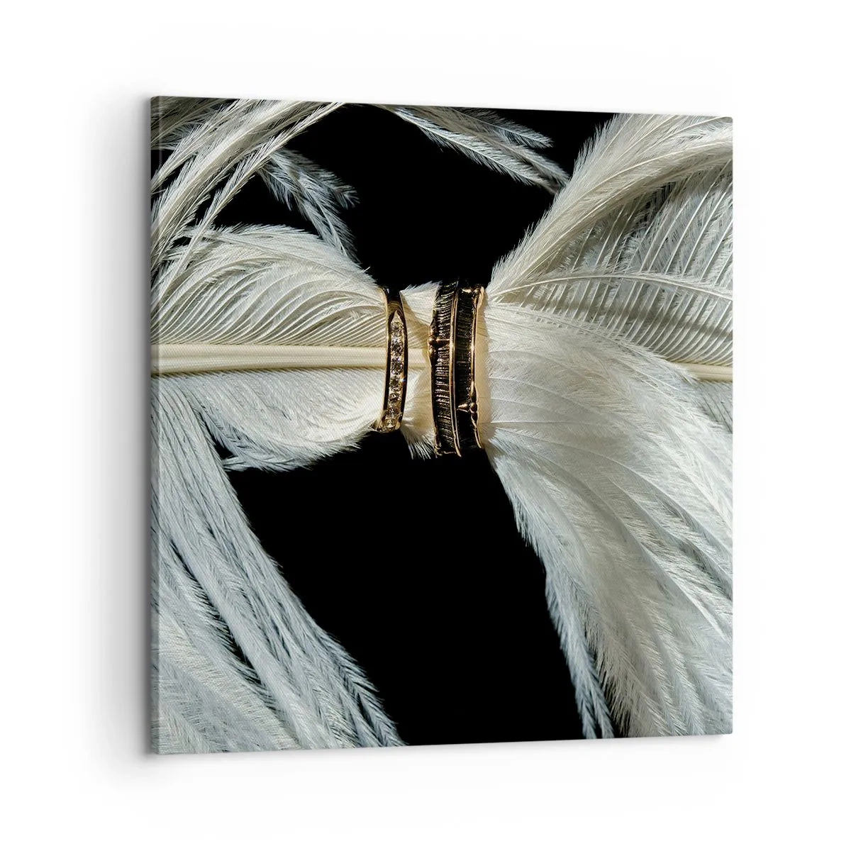 Lærredstryk - Billede på lærred - ...og jeg vil ikke forlade dig... - 60x60 cm